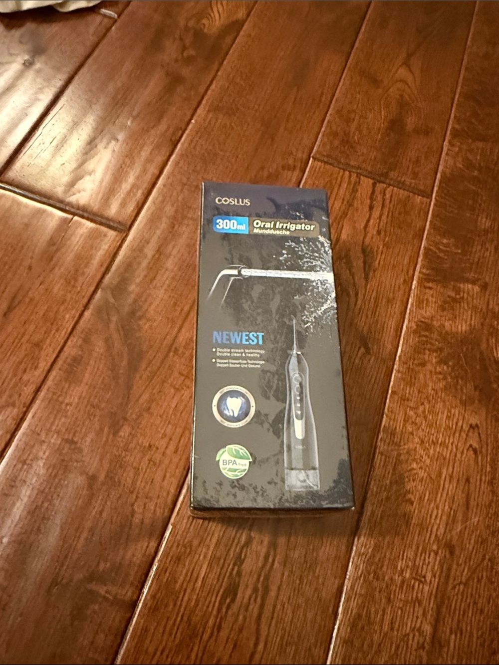 Coslus Black 300ml Oral Irrigator - Water Flosser